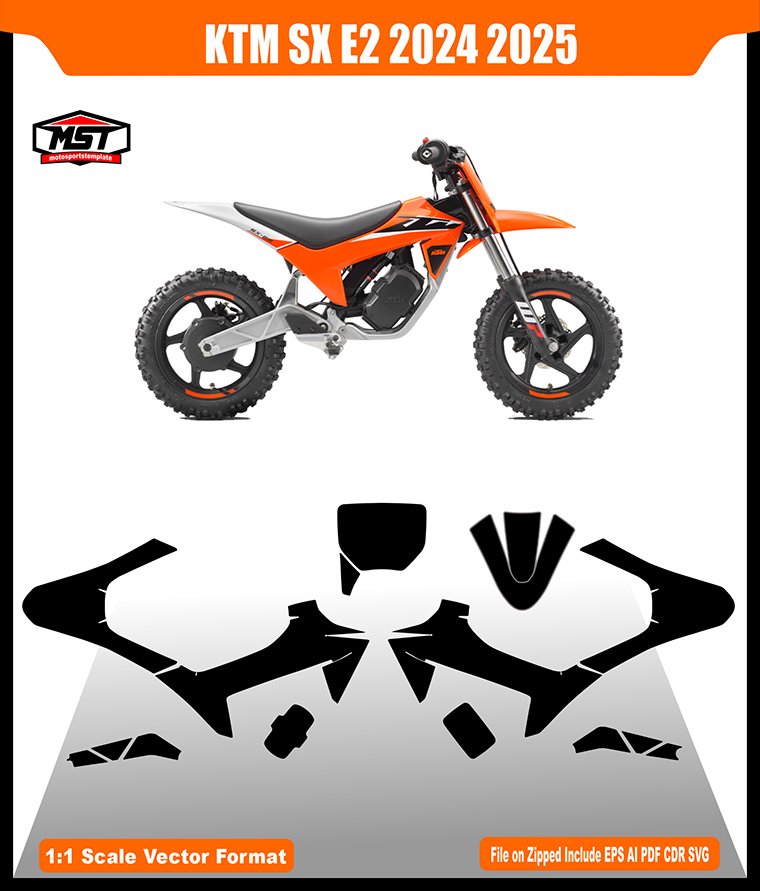 KTM SX E2 2024 2025 TEMPLATE