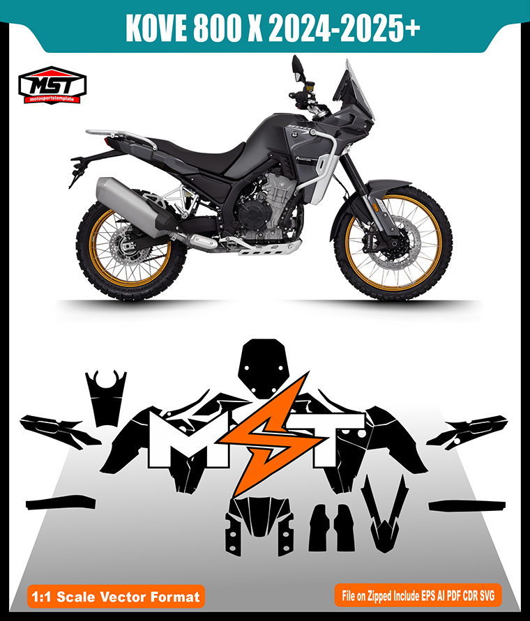KOVE 800 X + RALLY 2024 2026 TEMPLATE