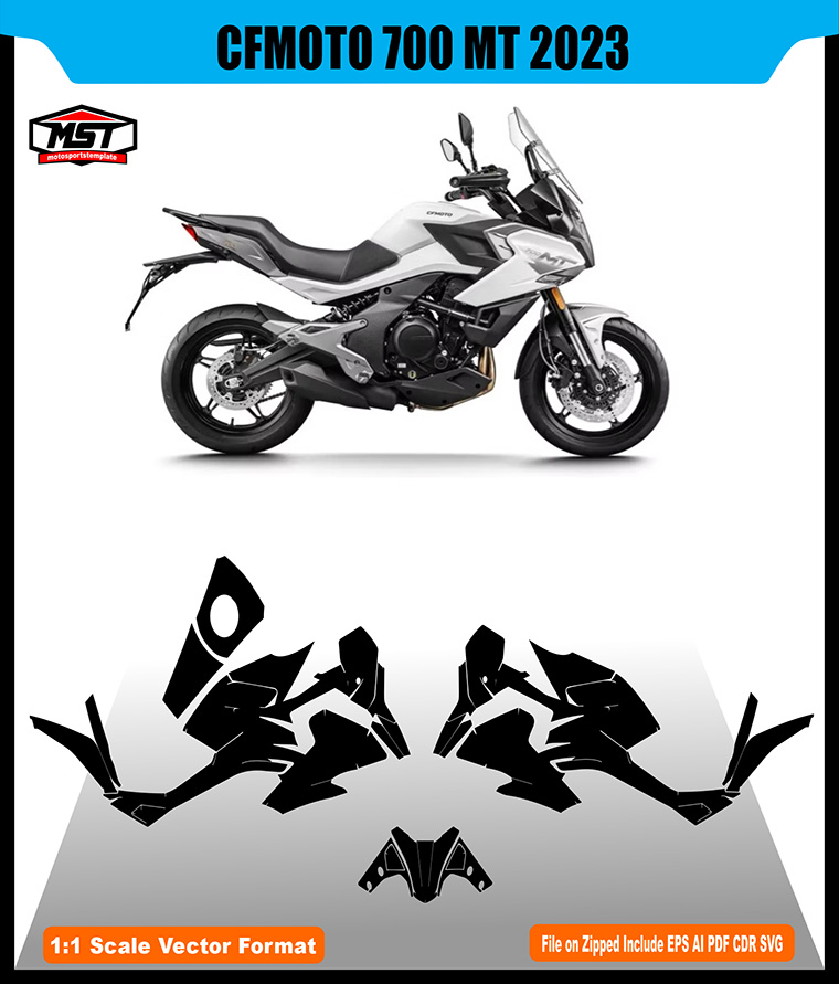 CFMOTO 700 MT 2023-2024 TEMPLATE