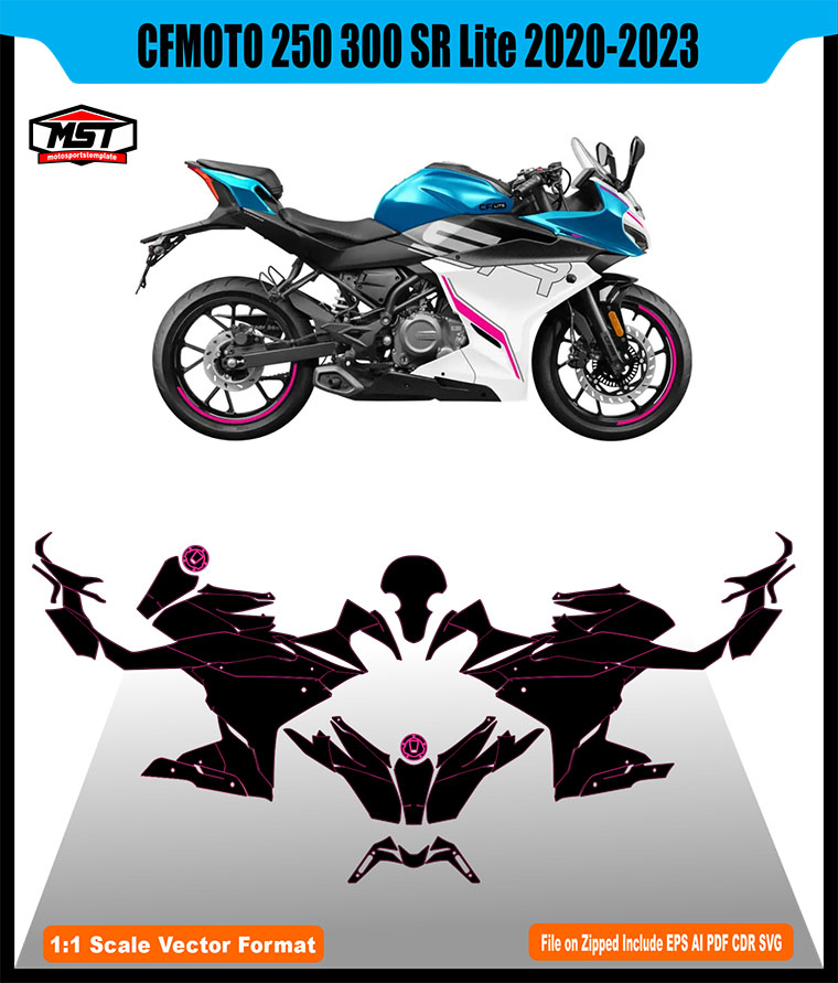 CFMOTO 250 300 SR LITE 2023 2026 TEMPLATE