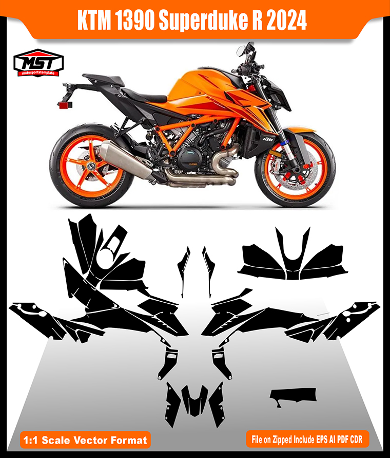 KTM 1390 SUPERDUKE R 2024 TEMPLATE
