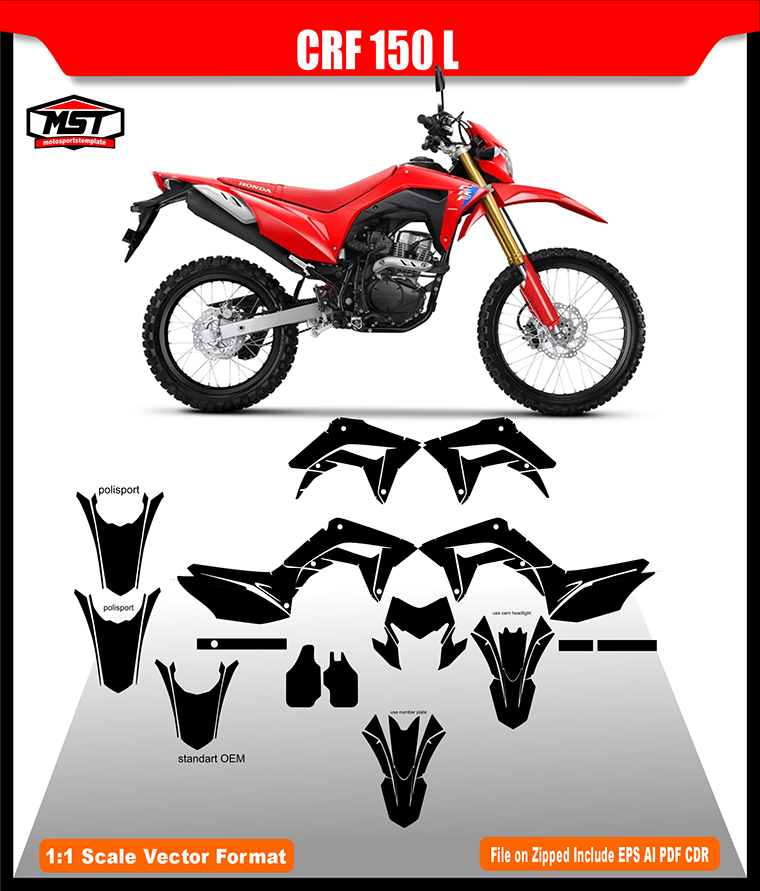 HONDA CRF 150L TEMPLATE
