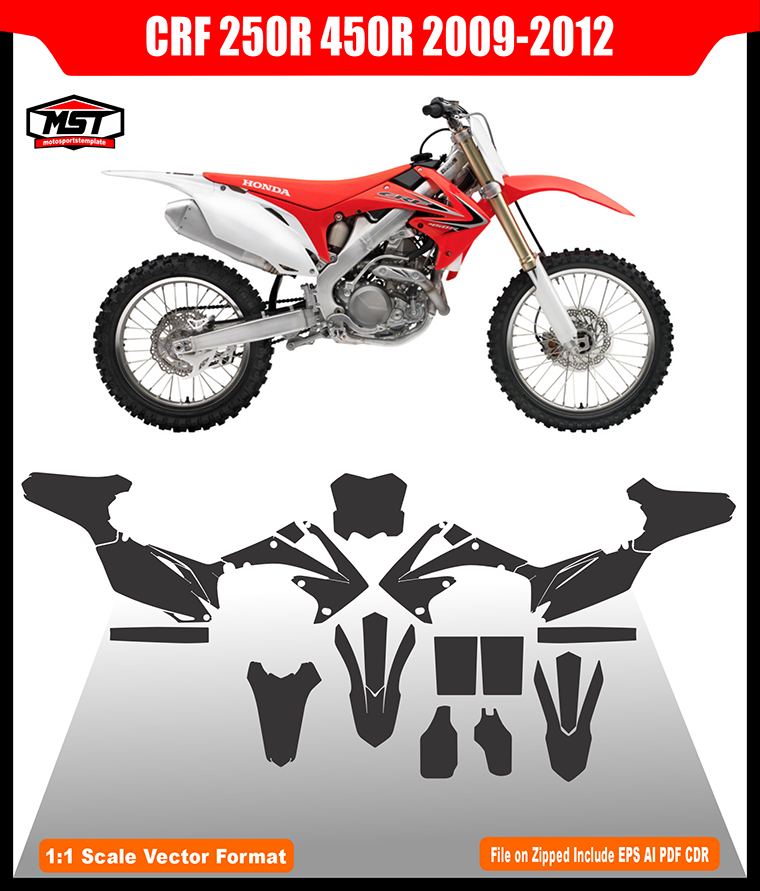 HONDA CRF 250R 450R 2009 2012