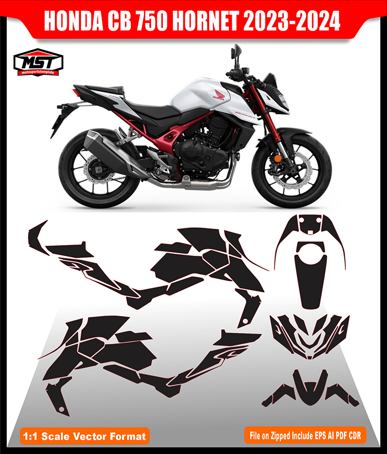 HONDA CB 750 HORNET 2023 2024 2025 TEMPLATE