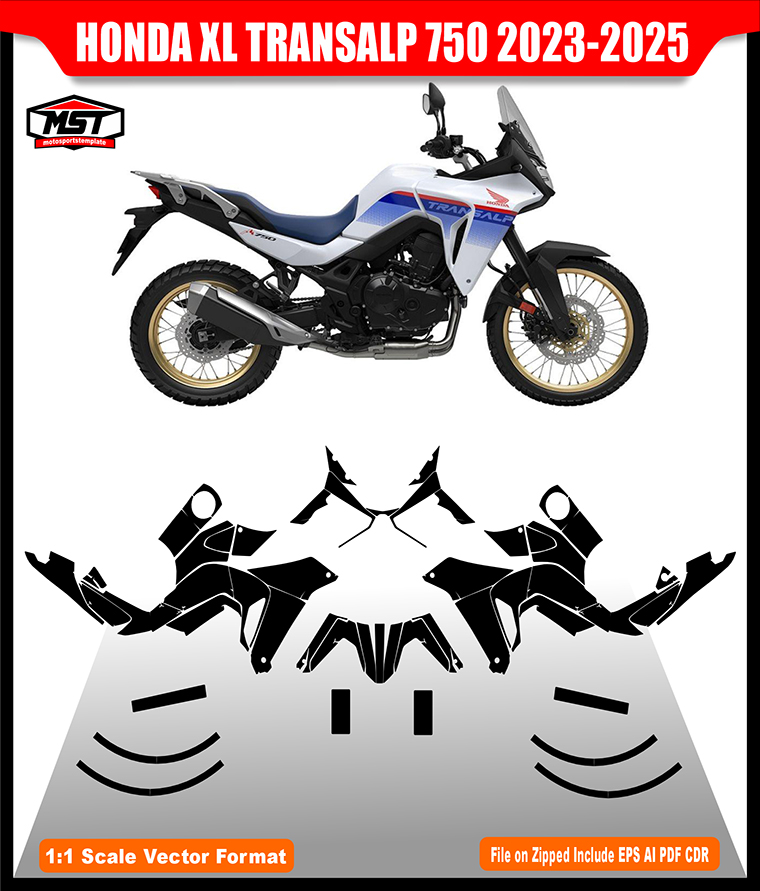 HONDA XL 750 TRANSALP TEMPLATE