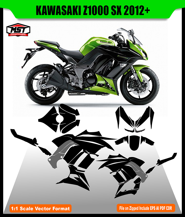 KAWASAKI Z 1000 SX TEMPLATE