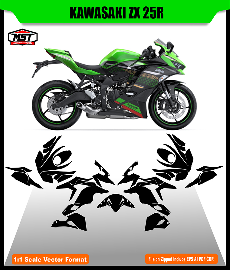 KAWASAKI ZX25R TEMPLATE