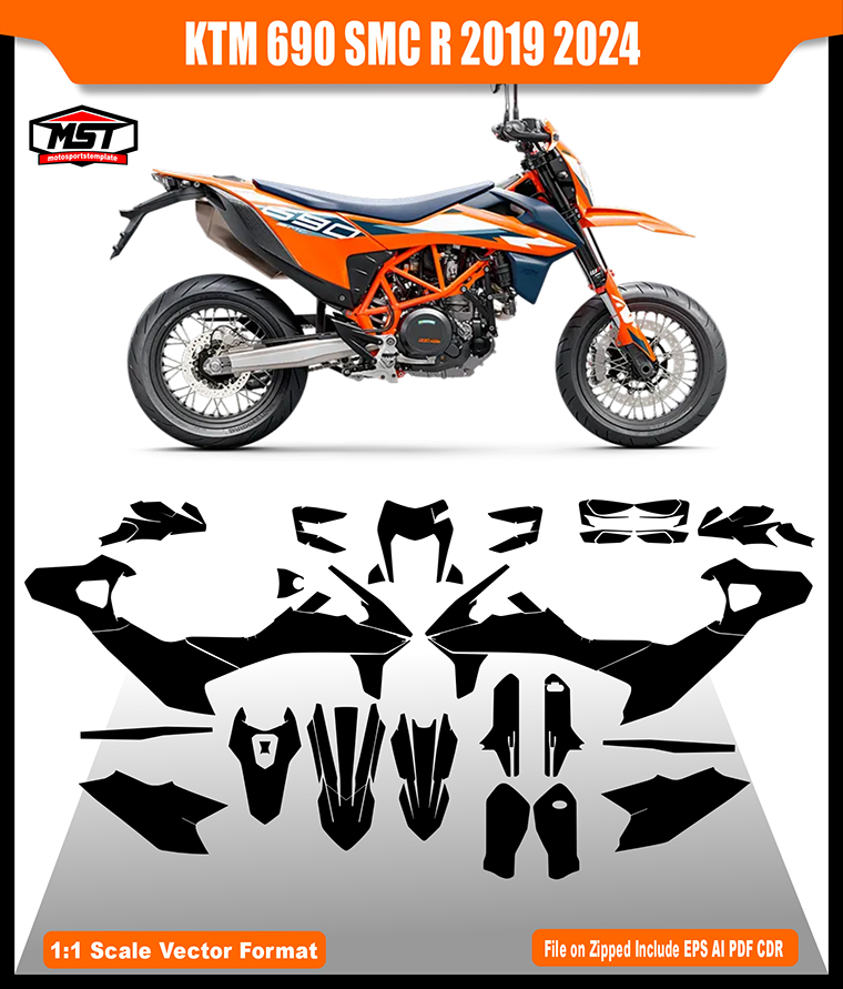 KTM 690 SMC R 2019 2024 TEMPLATE