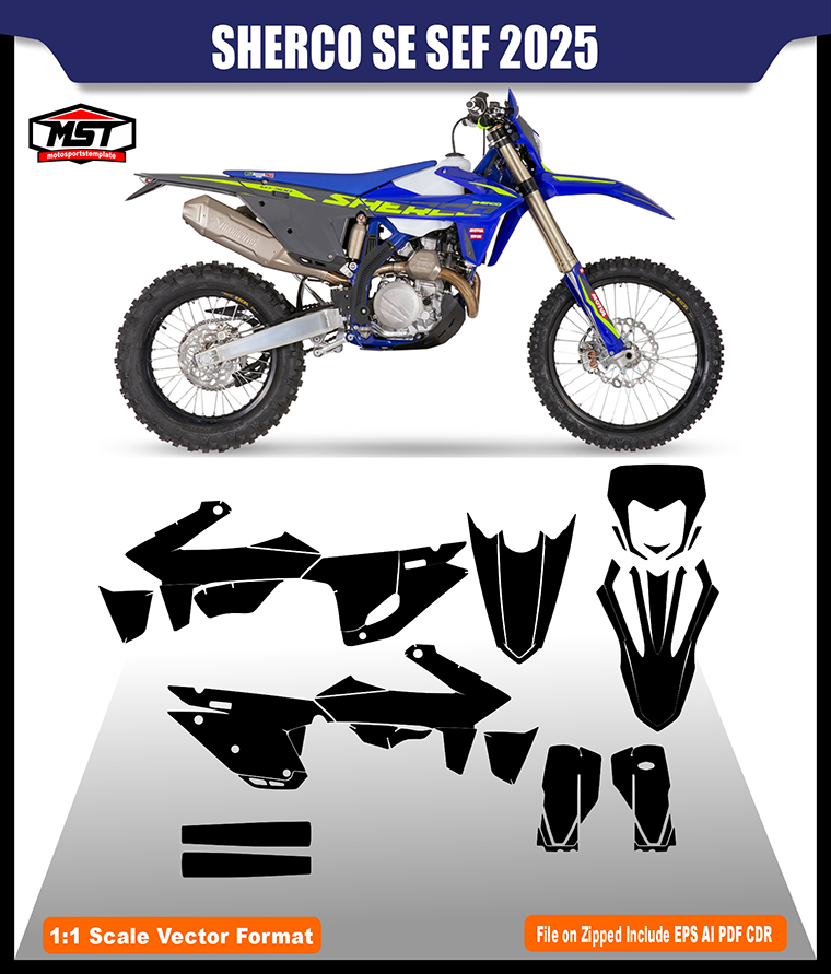 SHERCO SE SEF 2025 TEMPLATE