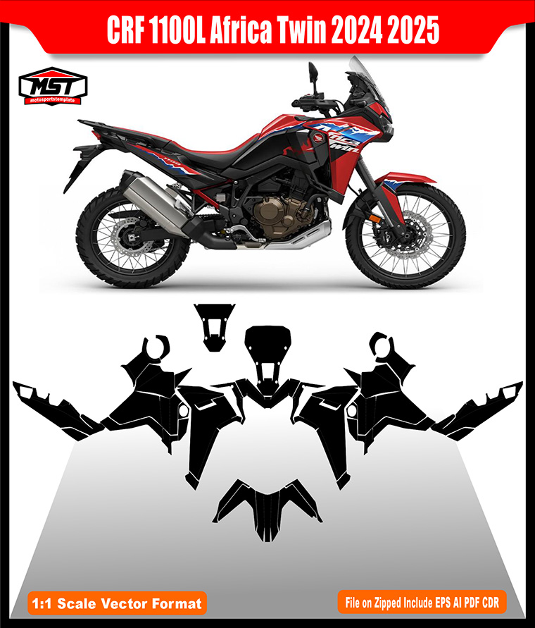 HONDA CRF 1100L Africa Twin 2024 2025 TEMPLATE