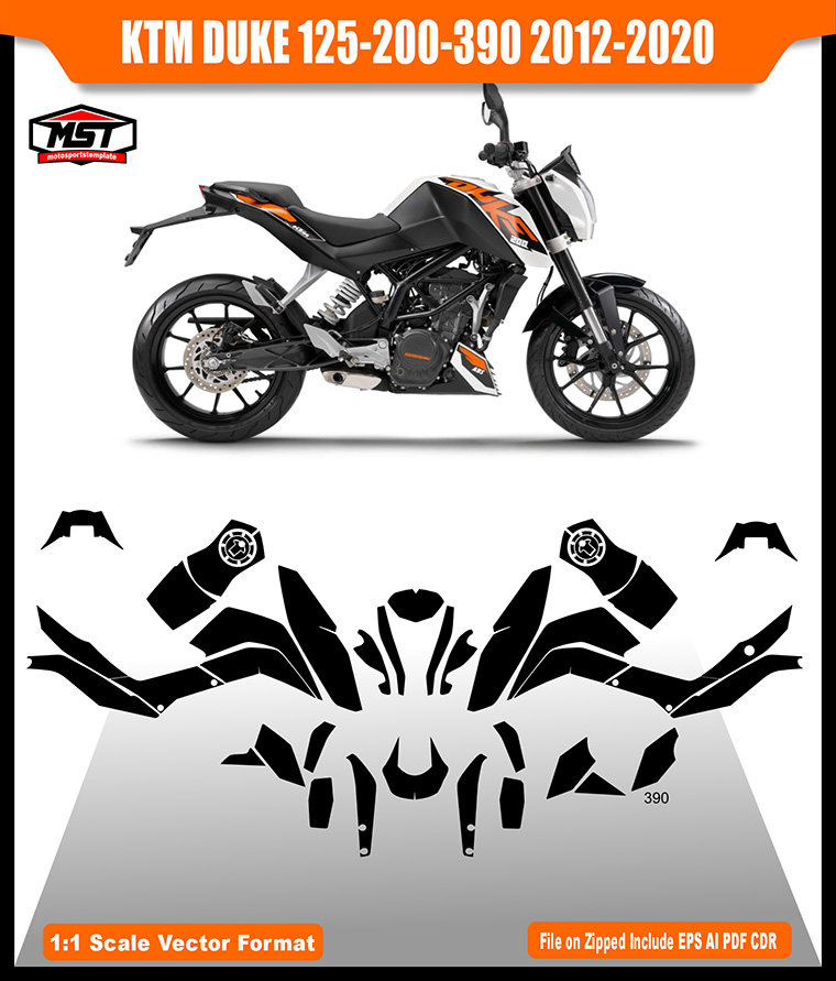 KTM DUKE 125 200 390 2012 2020