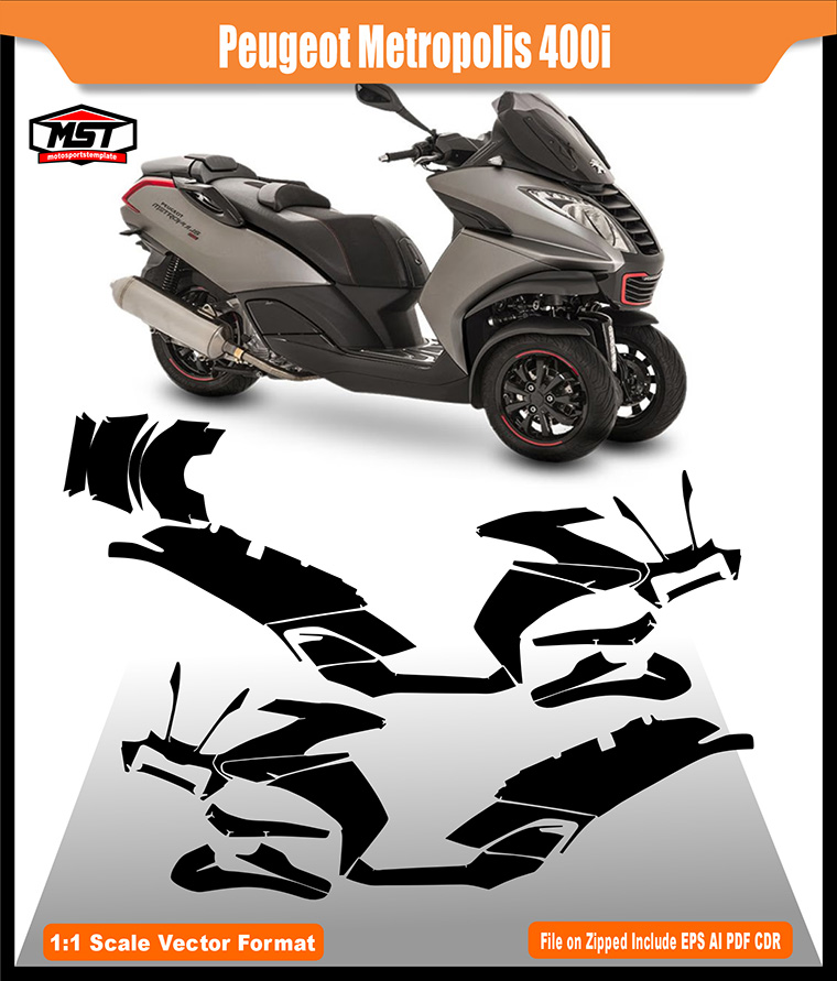 PEUGEOT METROPOLIS 400i TEMPLATE