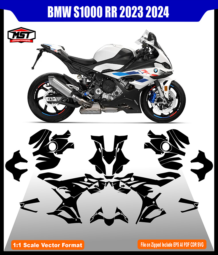 BMW S1000 RR 2023 2024 TEMPLATE