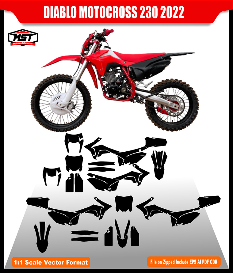 DIABLO MOTOCROSS 230 2022 TEMPLATE