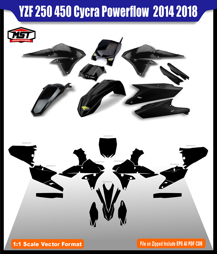 YZF 250 450 Cycra Powerflow 2014 2018