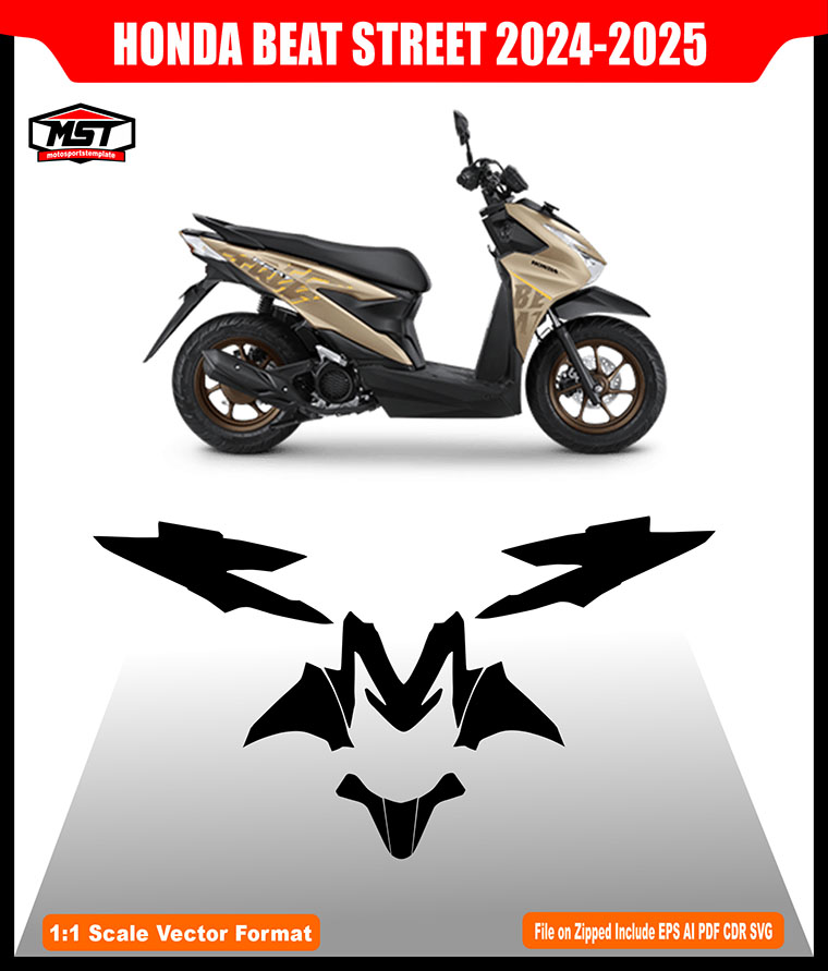 HONDA BEAT STREET 2024 TEMPLATE