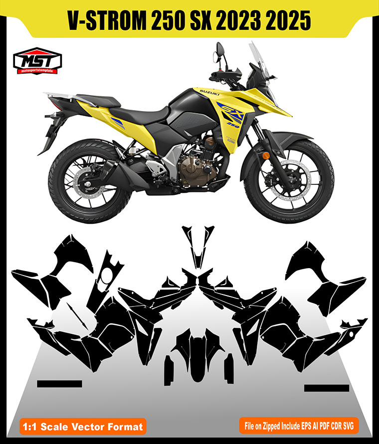 SUZUKI VSTROM 250 SX TEMPLATE