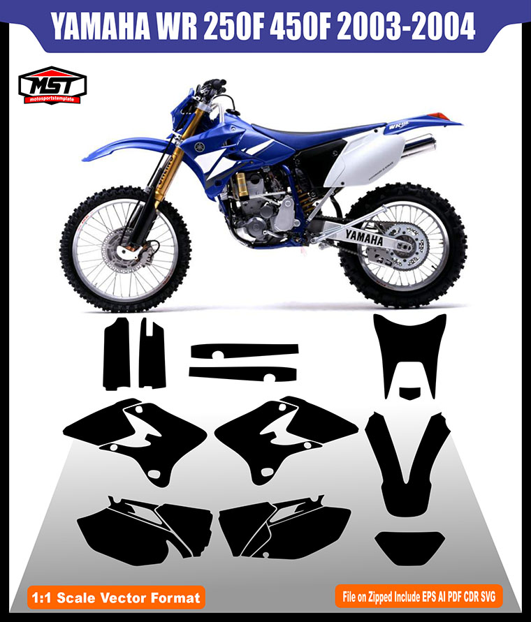 YAMAHA WR 250F WR 450F 2003 2004