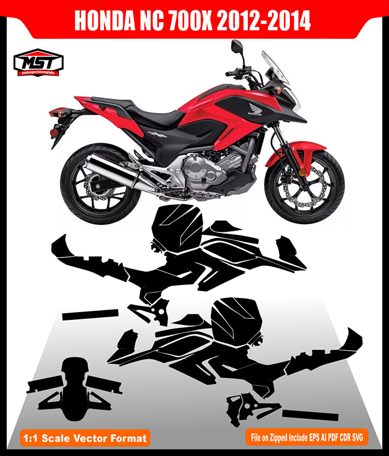 HONDA NC 700X TEMPLATE