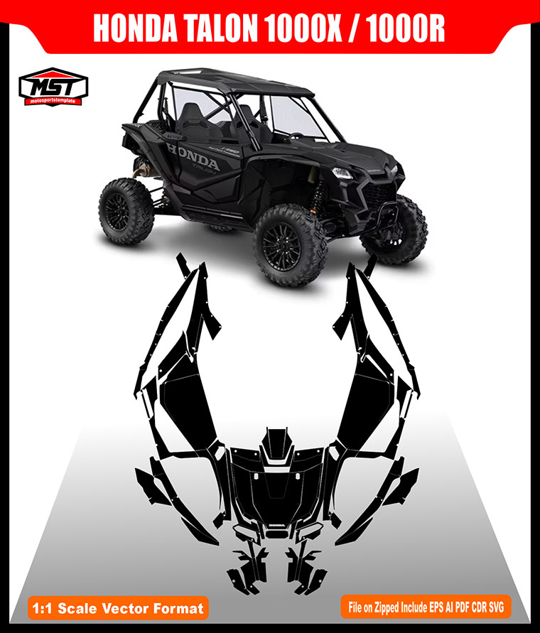 HONDA TALON 1000X TEMPLATE