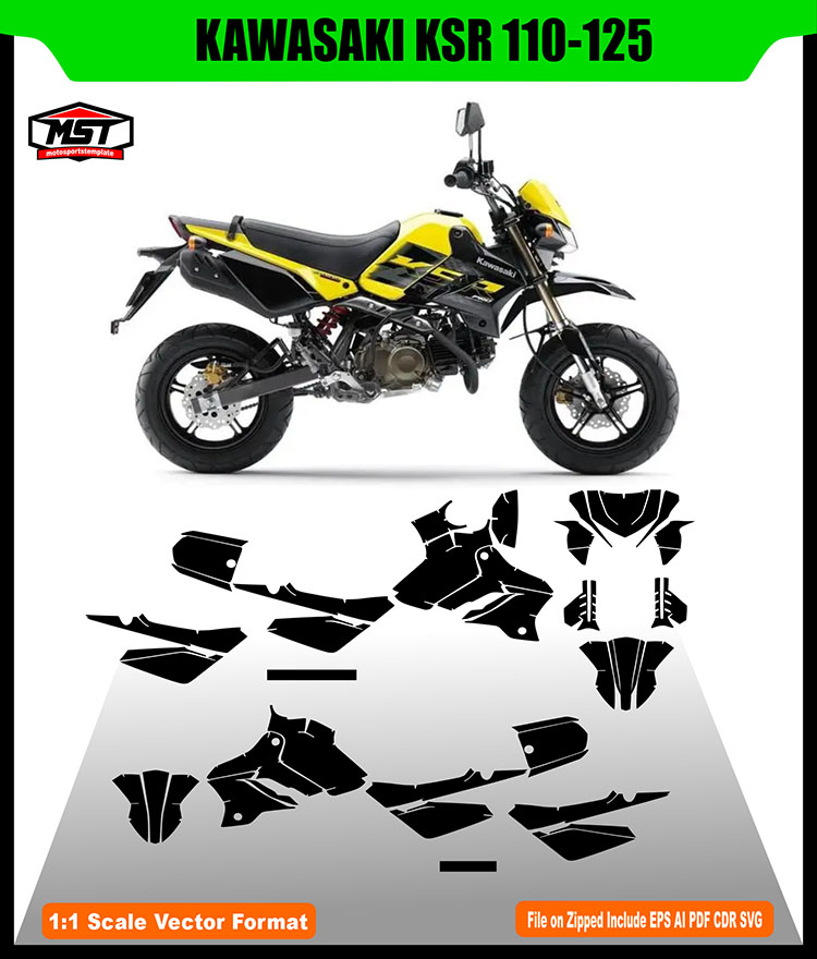 KAWASAKI KSR PRO TEMPLATE