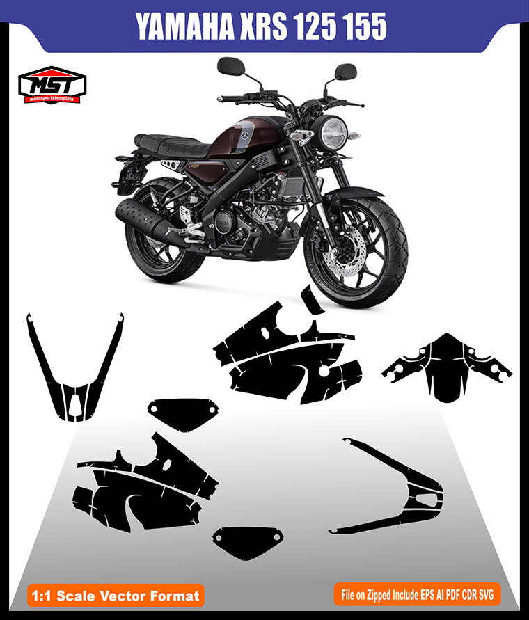 YAMAHA XRS 125 155 TEMPLATE