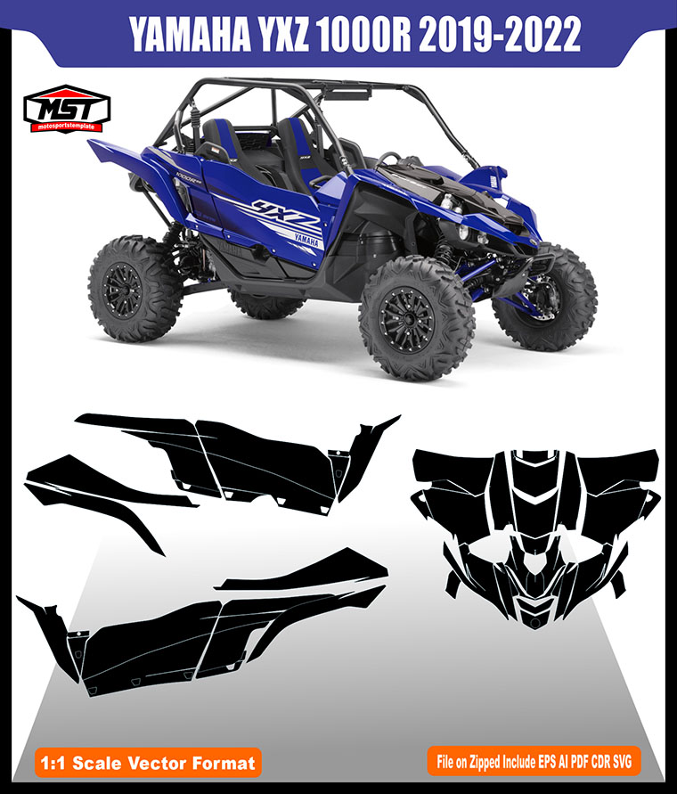 YAMAHA YXZ 1000R 2019 2022 TEMPLATE