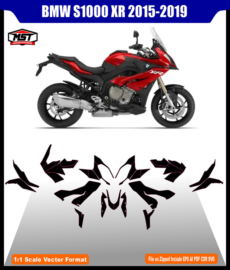 BMW S1000 XR 2015 2019 TEMPLATE