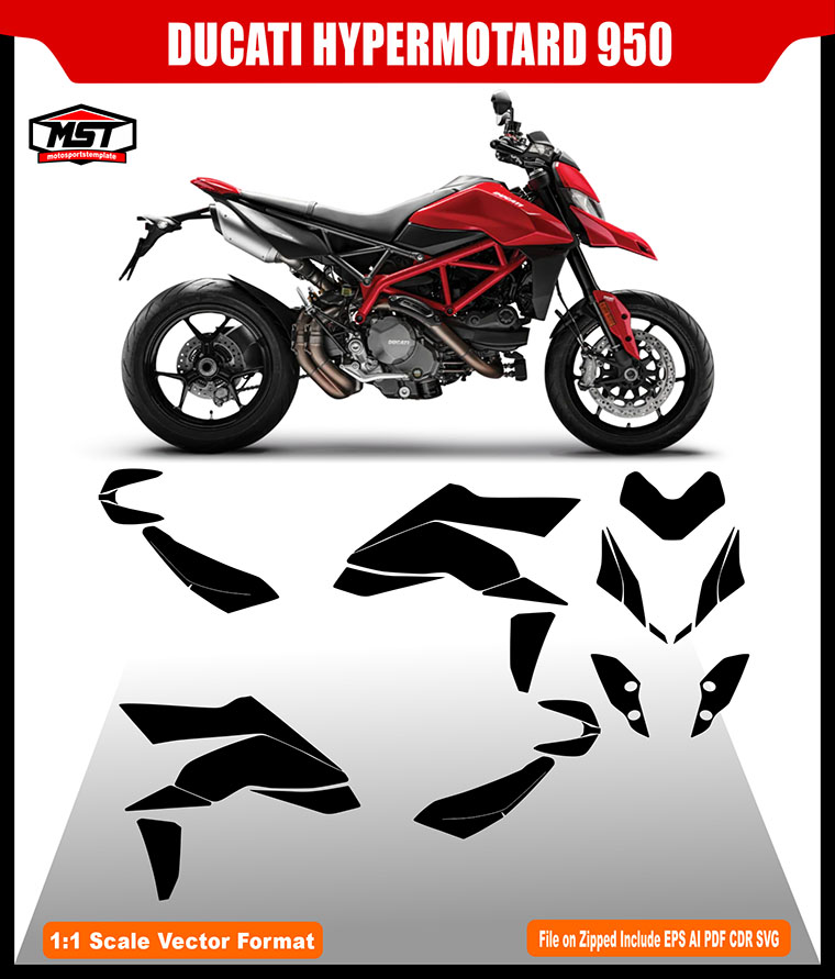 DUCATI HYPERMOTARD 950 TEMPLATE