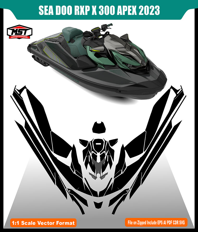 SEADOO RXP X RS APEX 2023 TEMPLATE - Moto Sports Template