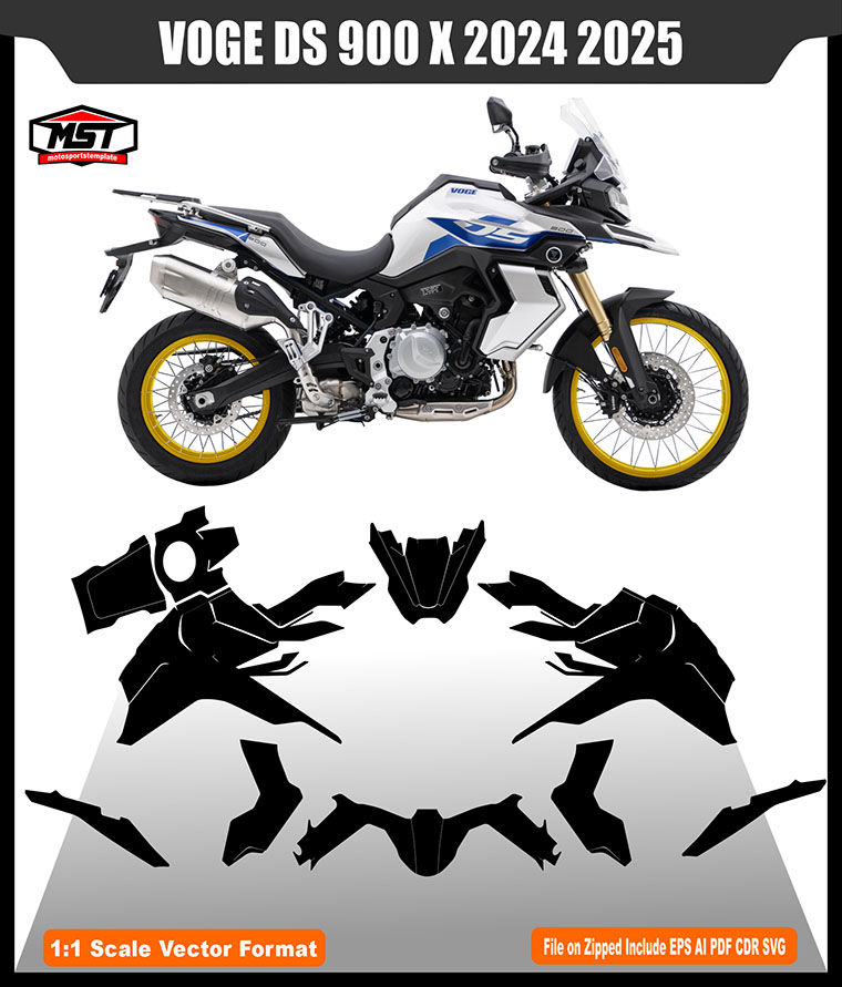 VOGE DS 900X 2024 2025 TEMPLATE