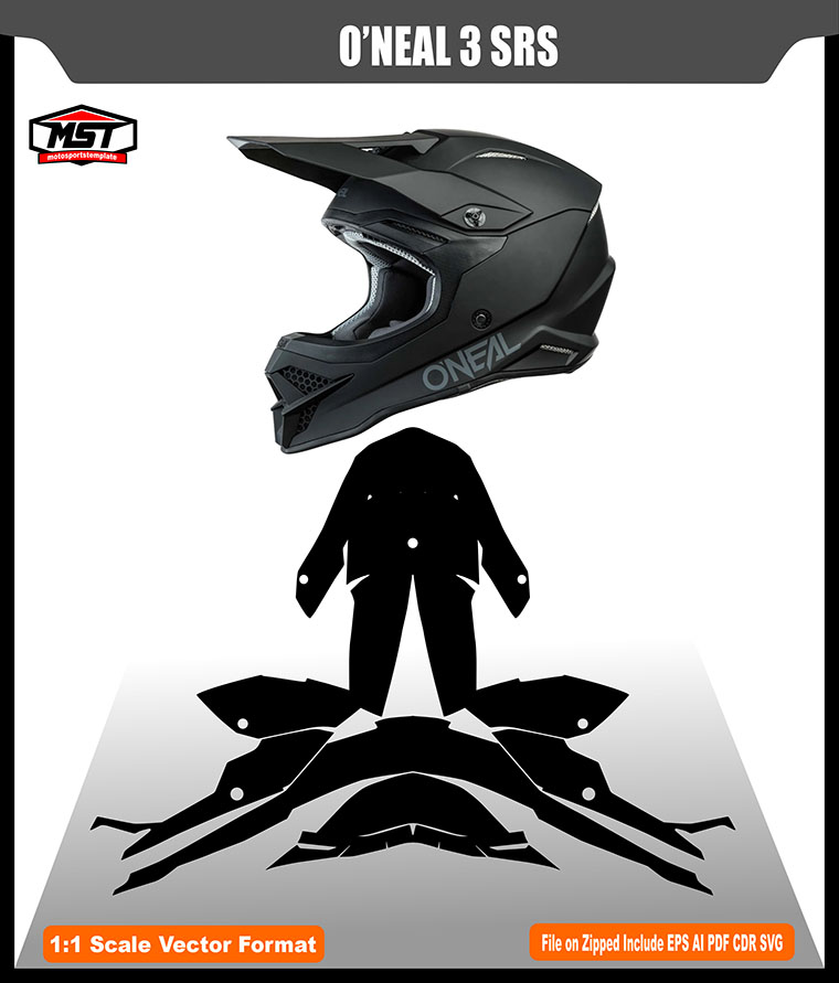 HELMET ONEAL 3 SRS TEMPLATE