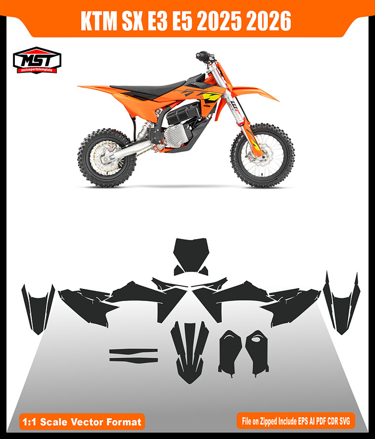 KTM SX E3 E5 2025 2026 TEMPLATE