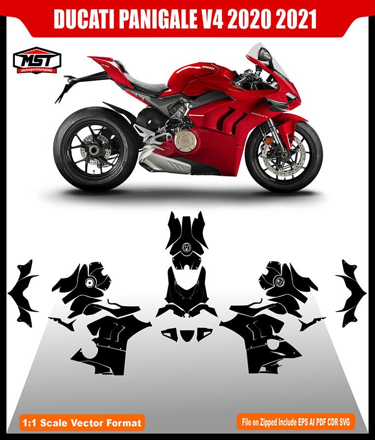 DUCATI PANIGALE V4 2020 2021 TEMPLATE