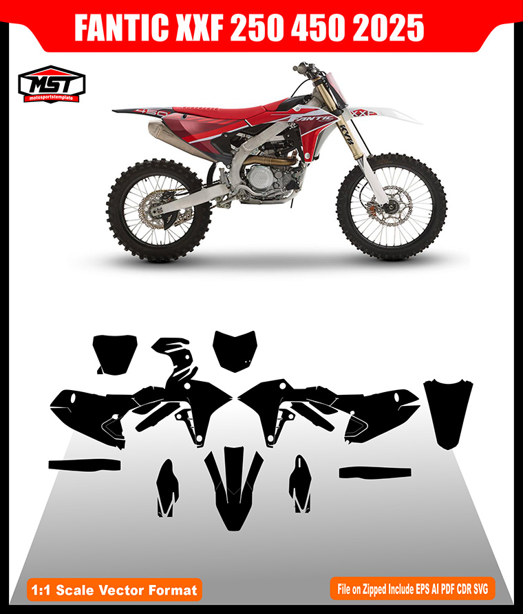 FANTIC XXF 450 2025 TEMPLATE