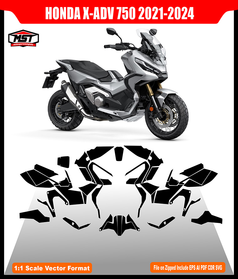 HONDA X ADV 750 2021 2024 TEMPLATE