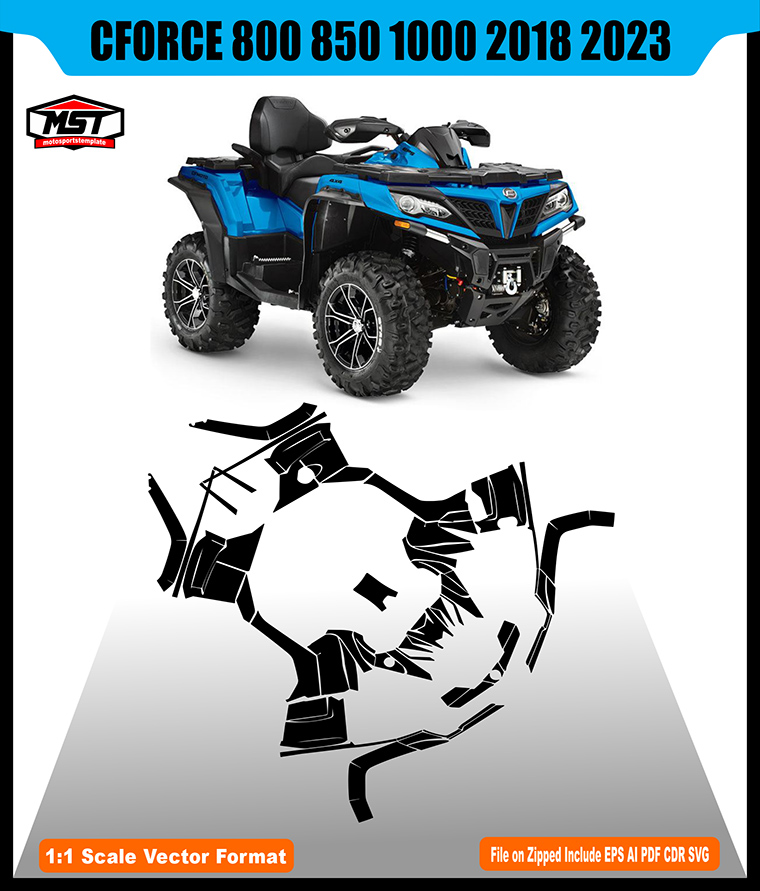 CFMOTO CFORCE 800 850 1000 2018 2023 TEMPLATE