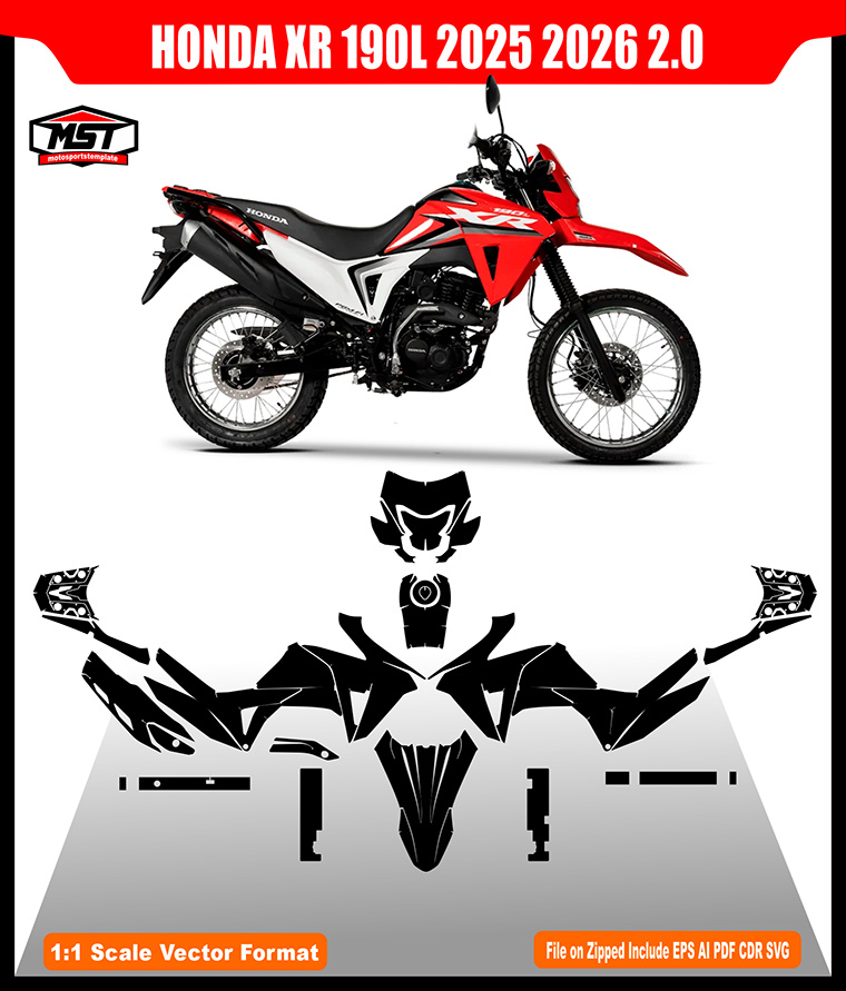 HONDA XR 190L 2025 2026 2.0 TEMPLATE