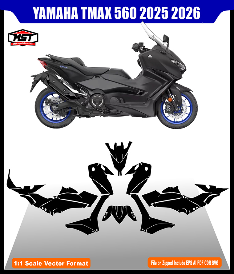 YAMAHA TMAX 560 2025 2026 TEMPLATE