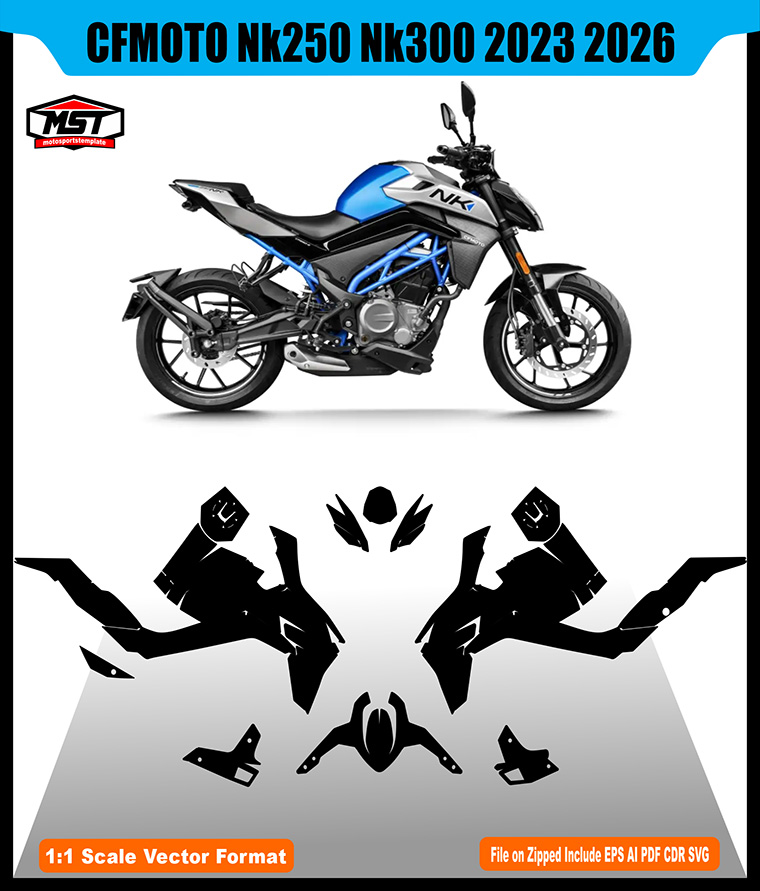 CFMOTO NK 250 NK 3OO 2023 2026 TEMPLATE