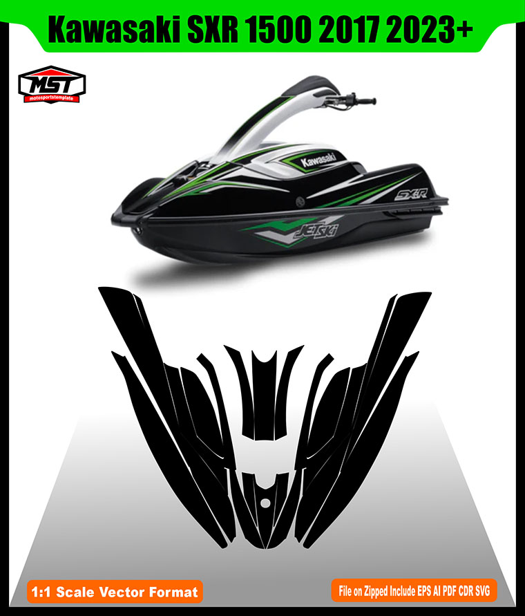 KAWASAKI SXR 1500 2017 2023 TEMPLATE