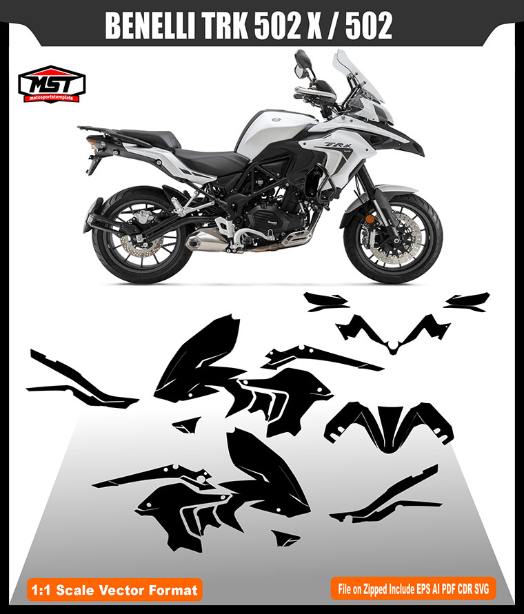 BENELLI TRK 502 X TEMPLATE