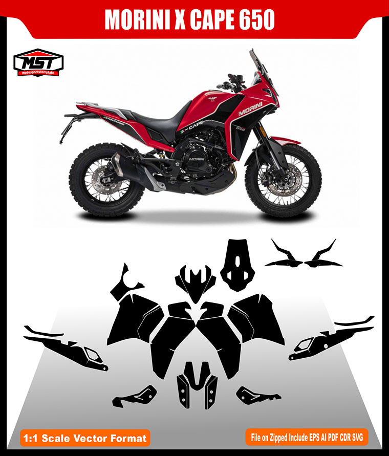 MORINI X CAPE 650 2021 2024 TEMPLATE