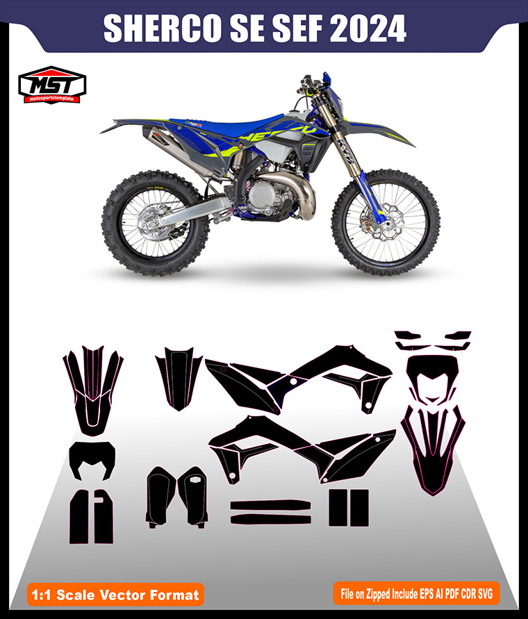 SHERCO SE SEF 2024 TEMPLATE