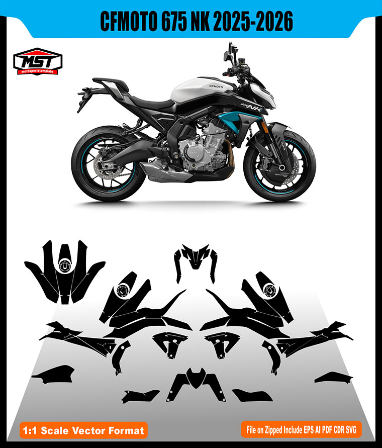 CFMOTO 675 NK 2025 2026 TEMPLATE