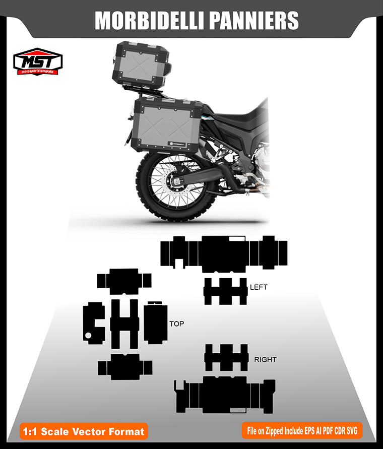MORBIDELLI PANNIERS TEMPLATE