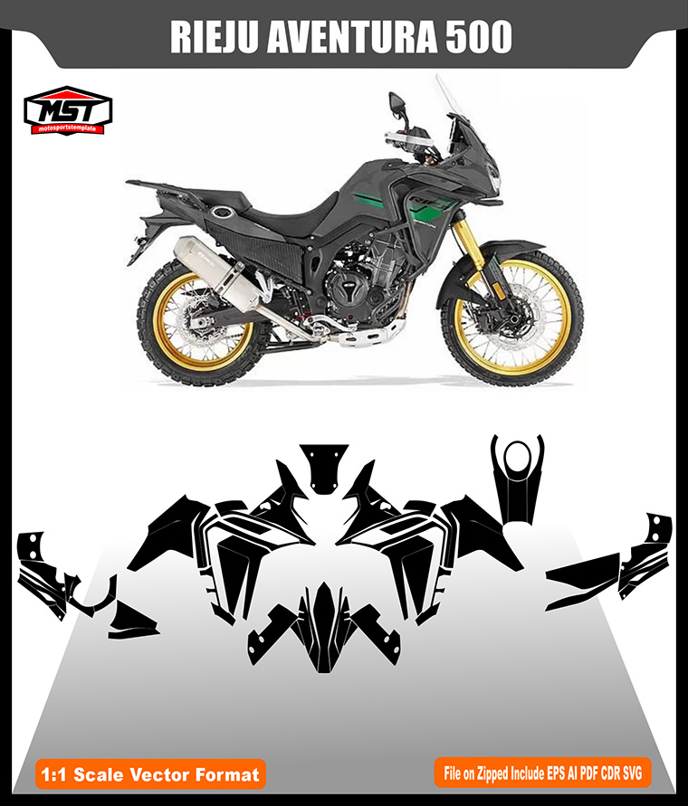 RIEJU AVENTURA 500 2024 2026 TEMPLATE