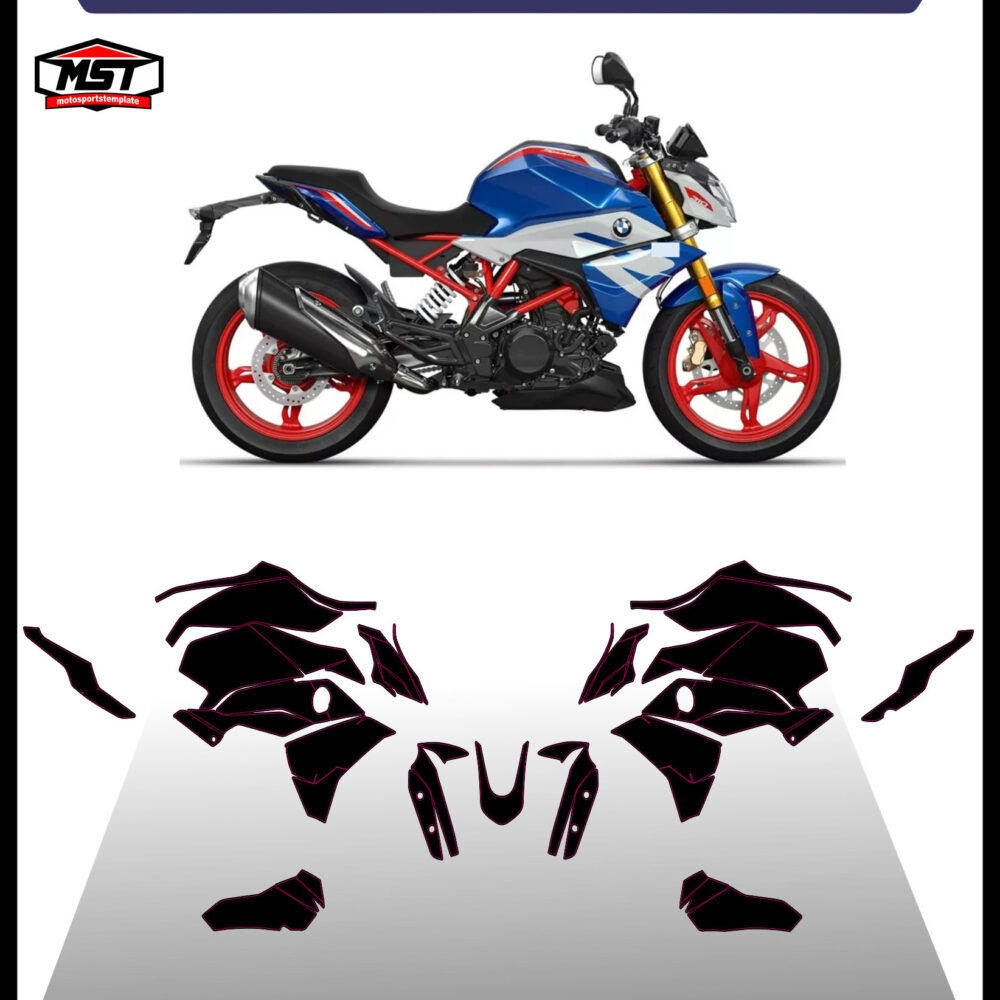 BMW G310 R 2021 2025 TEMPLATE