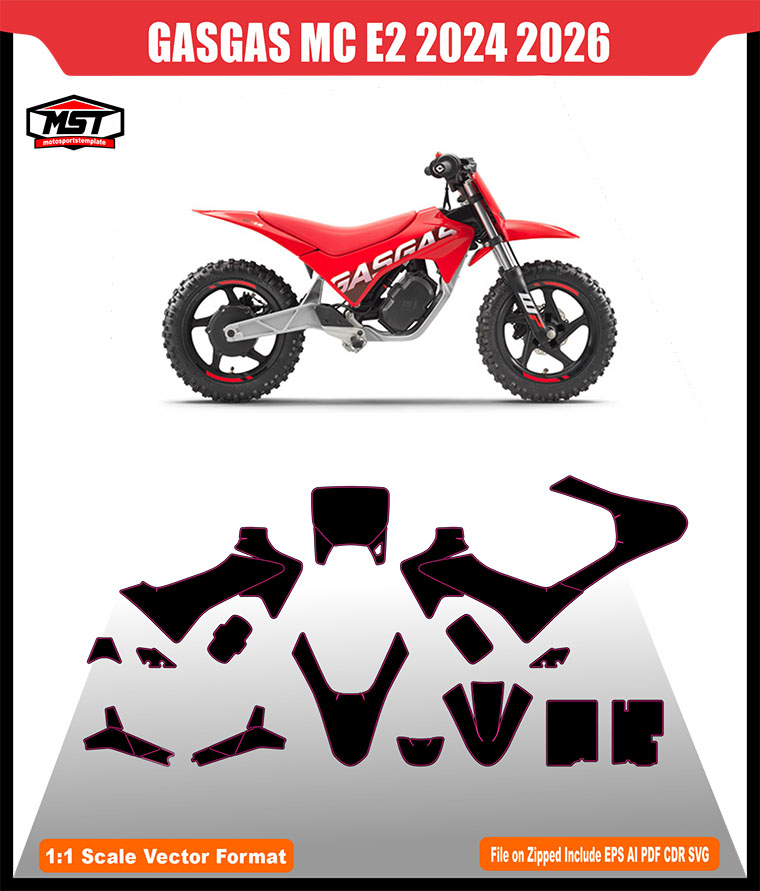 GASGAS MC E2 2024 2025 2026 TEMPLATE